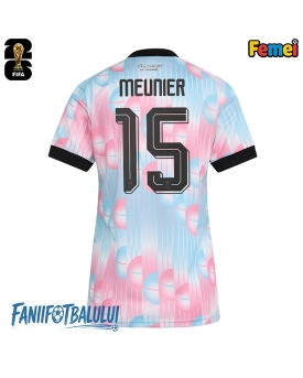 Belgia Thomas Meunier #15 Echipament de Fotbal Replică Mondial 2026 Femei Deplasare Belgia Thomas Meunier #15 Echipament de Fotbal Replică Mondial 2026 Femei Deplasare